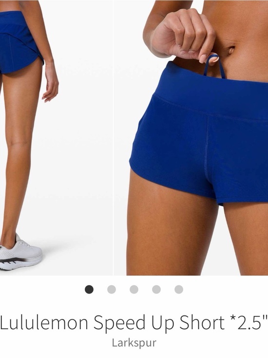 lululemon athletica Pants - lululemon athletica Speed Up Short — Larkspur Blue